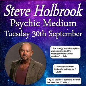 An Evening With Psychic Medium Steve Holbrook - 30th September (The Olympic Venue)